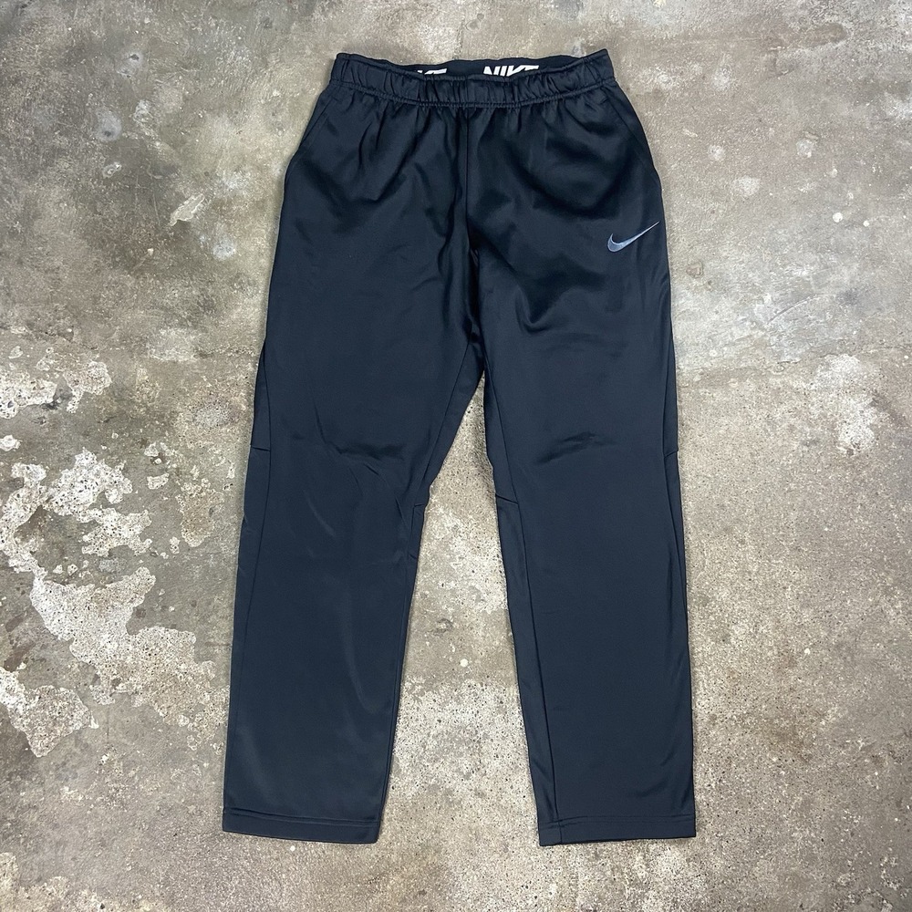 Nike DRI-Fit Fleece Lined Joggers Size Medium Black Training Pants 800191-010